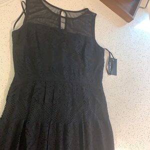 Black lace dress